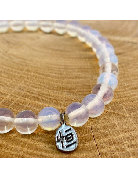 Pulsera de cuentas de opalina