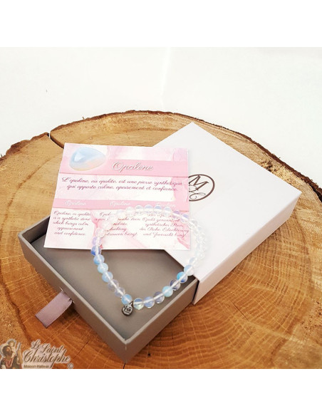 Opalinekralen armband