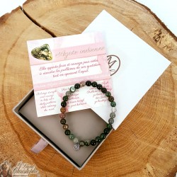 Natural stone bracelet Indian Agate