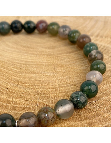 Natuurstenen armband Indiase Agaat