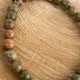 Unakite natural stone bracelet