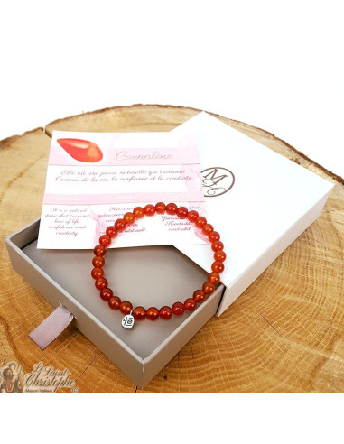 Bracelet en pierre naturelle Cornaline