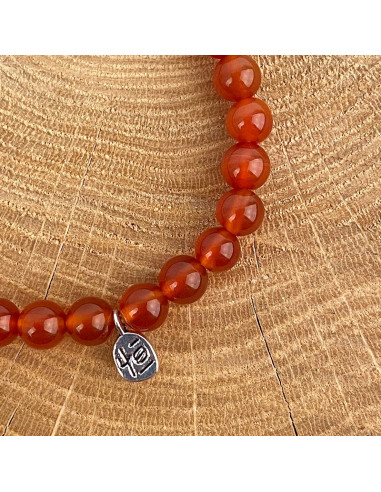 Pulsera de piedra natural cornalina