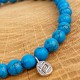 Turquoise natural stone bracelet