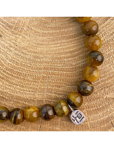 Bracciale in pietra naturale Occhio di tigre