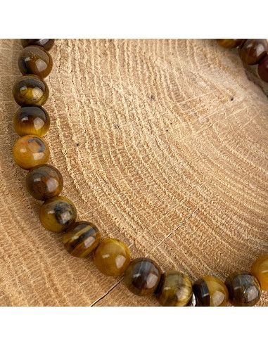 Natuurstenen armband Tijgeroog