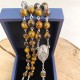 Tiger eye beads rosary