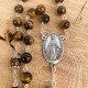 Tiger eye beads rosary