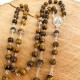 Tiger eye beads rosary