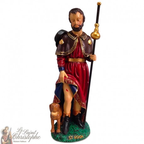 Statue Saint Roch - 20 cm