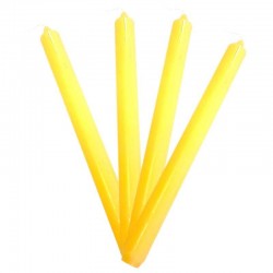 Bougies colorées dans la masse jaune - MH