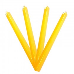 Velas coloreadas en la masa pollito amarillo - MH