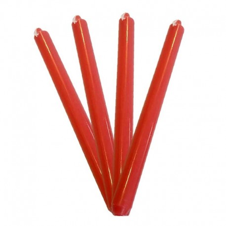 Velas de colores en la masa de rosa viejo - MH