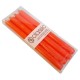 MH candles bright orange colored in the mass