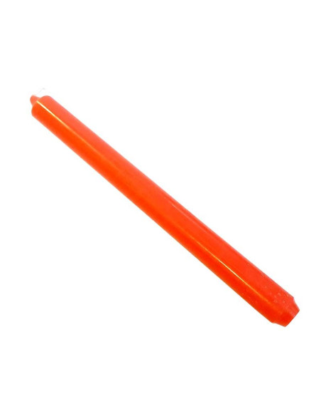 Bougies MH orange vif colorées dans la masse