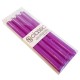 Bougies MH violettes colorées dans la masse