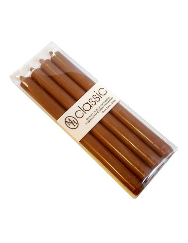 Bougies MH brunes colorées dans la masse