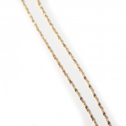 Gold-plated 925 silver chain with fancy mesh S - 45 cm