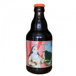 La Banneusienne bruin bier met Rose