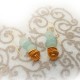 Lot de boucles d'oreilles pendantes rocailles - 11 paires