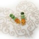 Lot de boucles d'oreilles pendantes rocailles - 11 paires