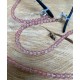 Cordón para gafas - Cuarzo rosa - juego de 5 piezas