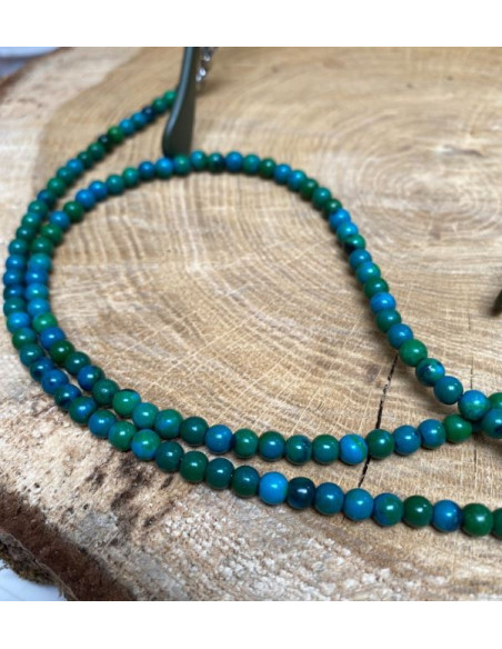 Cordon à lunettes - Turquoise - lot de 5 pièces