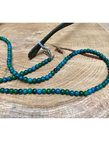 Cordon à lunettes - Turquoise - lot de 5 pièces