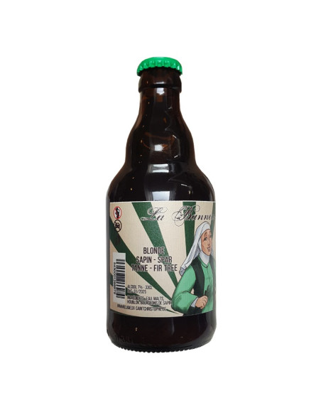Birra bionda La Banneusienne con abete