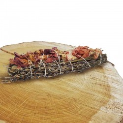 Saliebundel met lavendel en bloemen - 12 cm