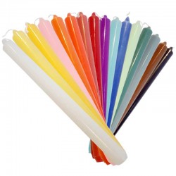 Bougies colorées dans la masse palette de 16 couleurs - 3072 PCS