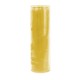 Candle in yellow glass colored in the mass