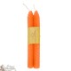 Beehive colored wish candles - orange pair
