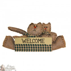 Gatto decorativo di benvenuto