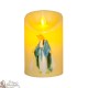 Vela de leds con llama parpadeante - Virgen Milagrosa