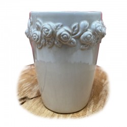 Blumentopf aus englischer Keramik - 12,5 cm