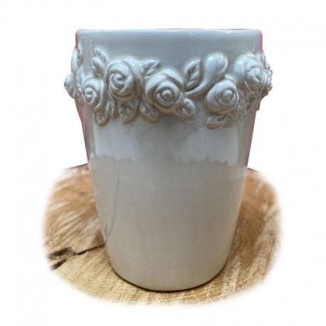 English Ceramic flower pot - 12.5 cm