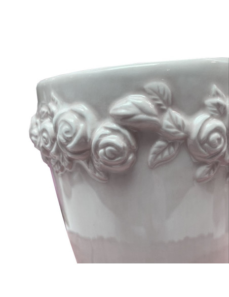 Blumentopf aus englischer Keramik - 12,5 cm