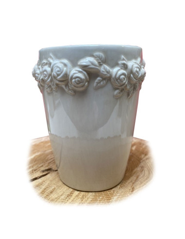 Englisch Keramik Blumentopf - 10 cm