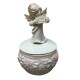 English ceramic candy boxes with angel musicians - 3 pieces