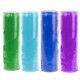 Glass candles colored in the mass - Green, light blue, dark blue, mauve