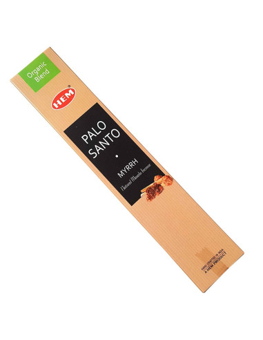 Incenso in bastoncini di mirra Palo Santo - HEM