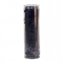 Mass colored black glass candle - 20 pieces