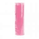 Mass colored pink glass candle - 20 pieces