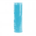 Mass-colored light blue glass candle - 20 pieces