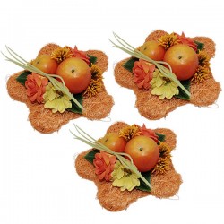 Fleurs oranges décoration