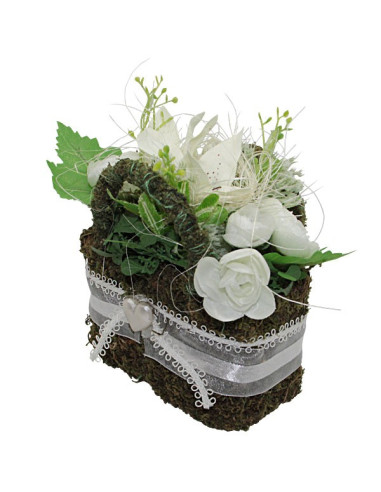 Bouquet di fiori artificiali - cesto di fiori