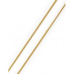 MH 925 silver curb chain gold plated 50 cm