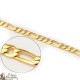 24K gold plated Figaro chain 60 cm