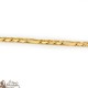 24K gold plated Figaro chain 60 cm